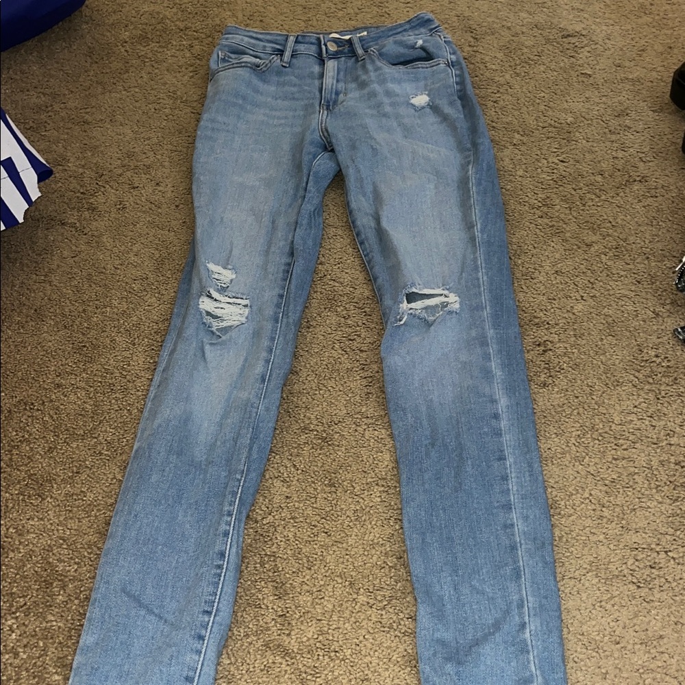 Levi's High Rise Skinny Jeans in Blue